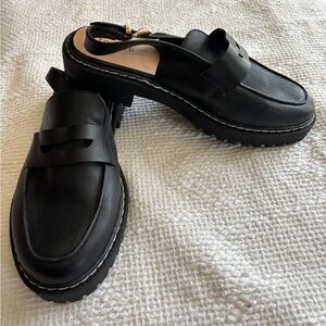 Black, torrid, Lug Sole, sling back strap